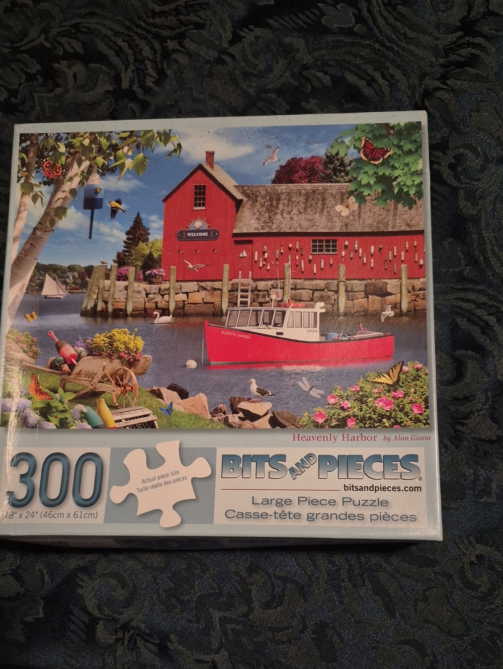 Bits and Pieces "Heavenly Harbor" 300-Piece Jigsaw Puzzle - New Open Box Damage
